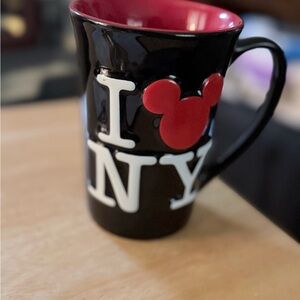 Disney Black and Red I Love NY Mug